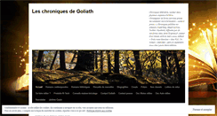Desktop Screenshot of leschroniquesdegoliath.com
